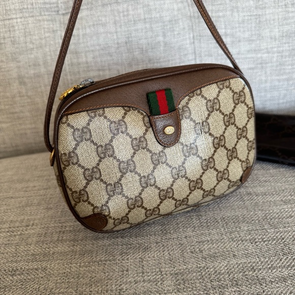 ❌SOLD❌Gucci GG Ophidia Canvas Crossbody Bag – Iconic Monogram & Web Detail✨ - Picture 5 of 17